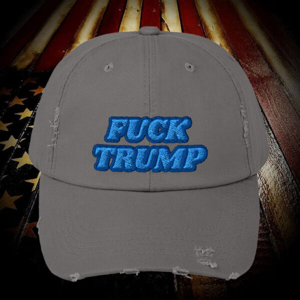 FUCK Trump Embroidered - Anti Trump -Bold Political Statement Hat for Feminists & Activists