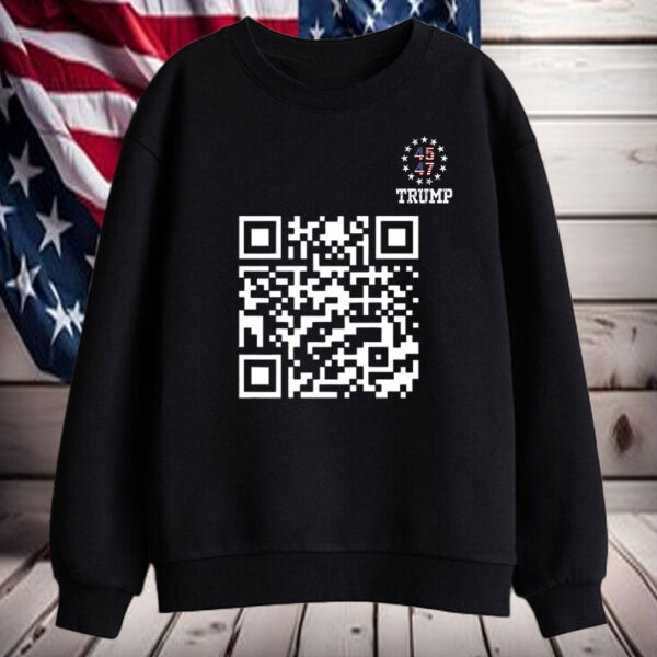 President Trump 45/47 ,QR Trump T-Shirt