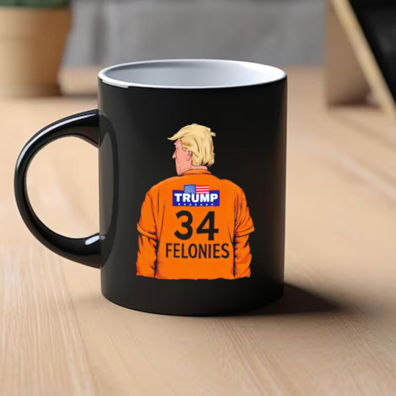 Trump 34 Felonies anti-Trump Mug